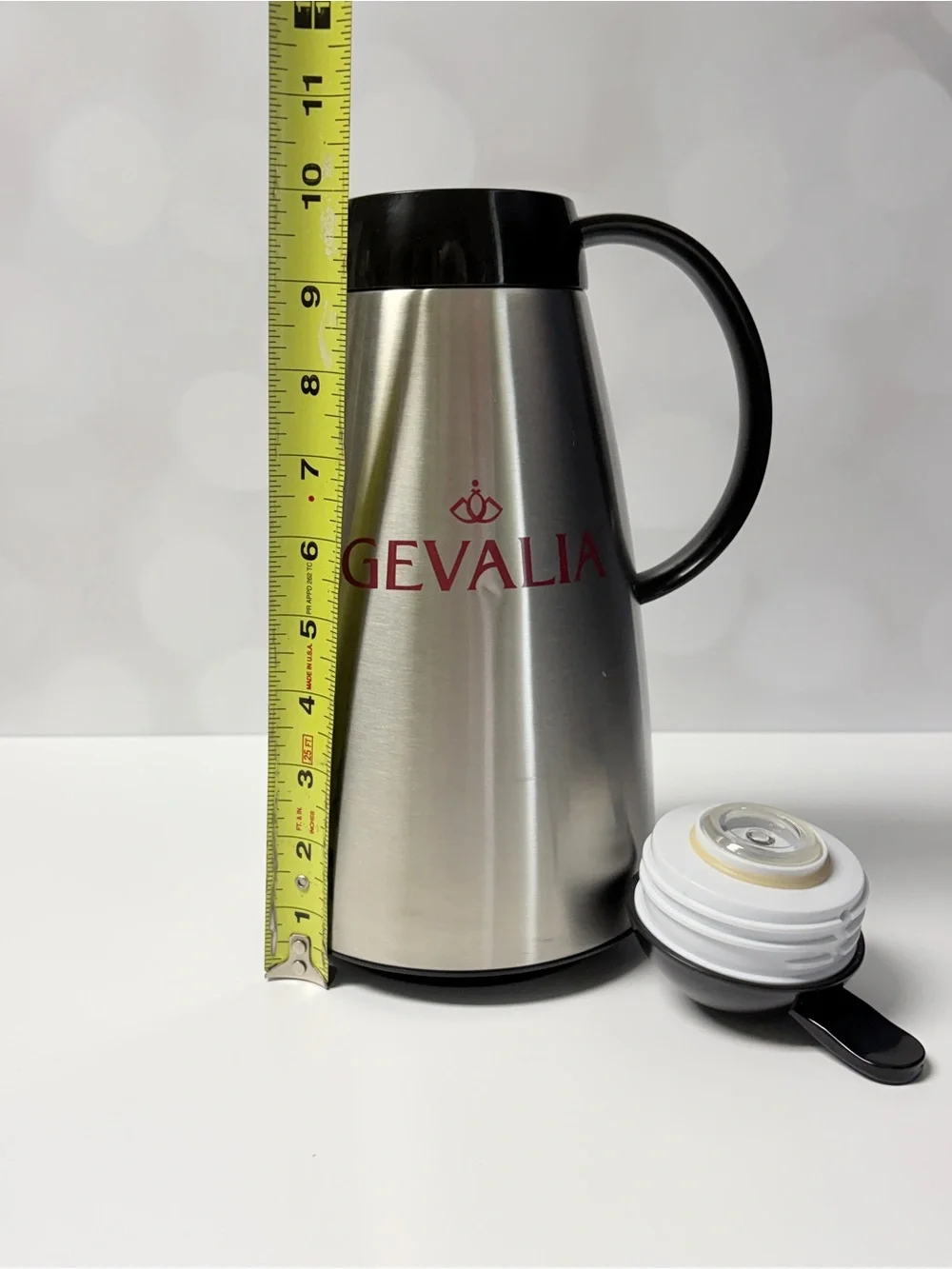 Gevalia Stainless Steel Thermal Carafe - Silver with Black